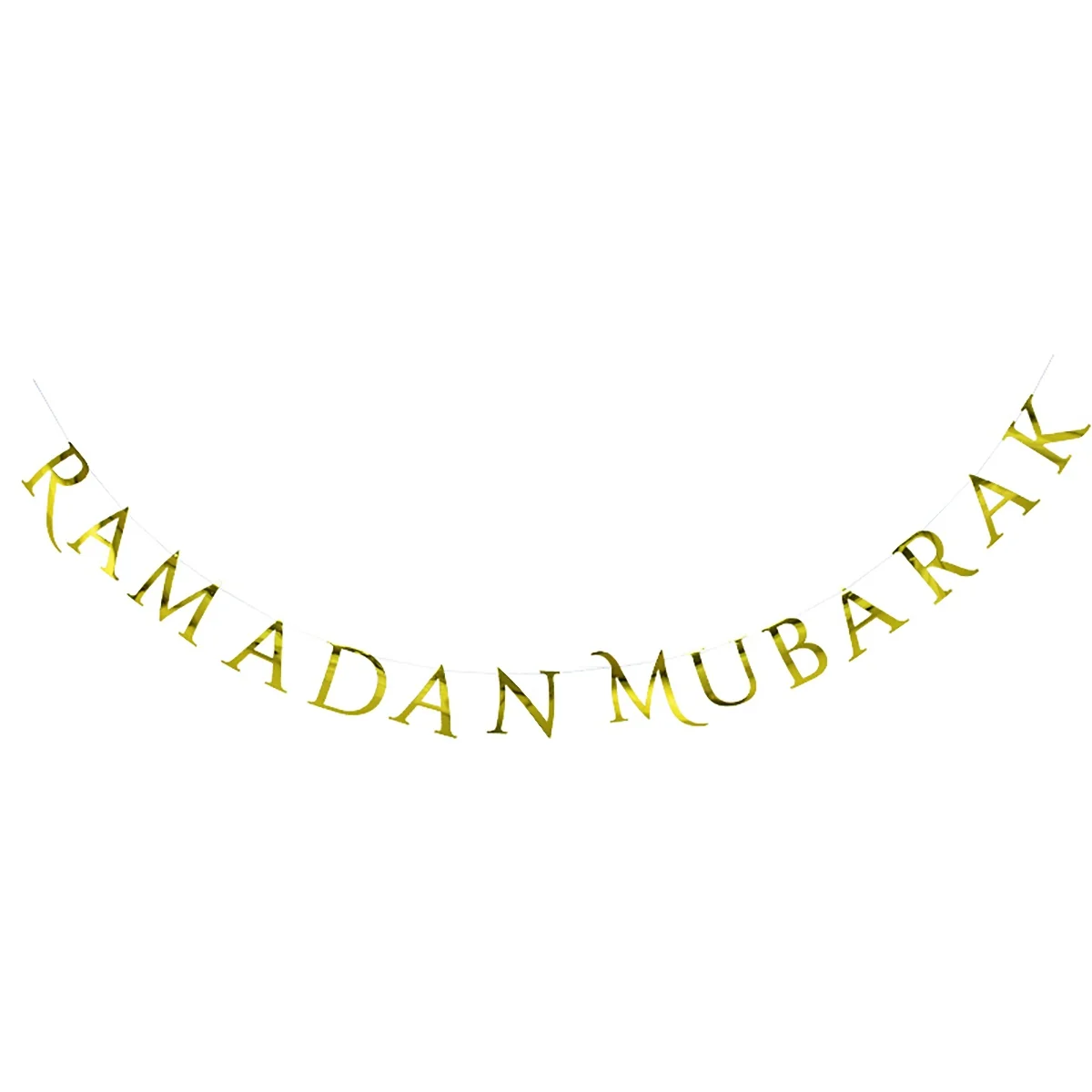 Ramadan Lettering Garland 1ct — size reference