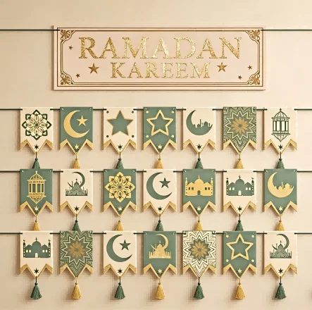 Ramadan Decoration Set — angle view