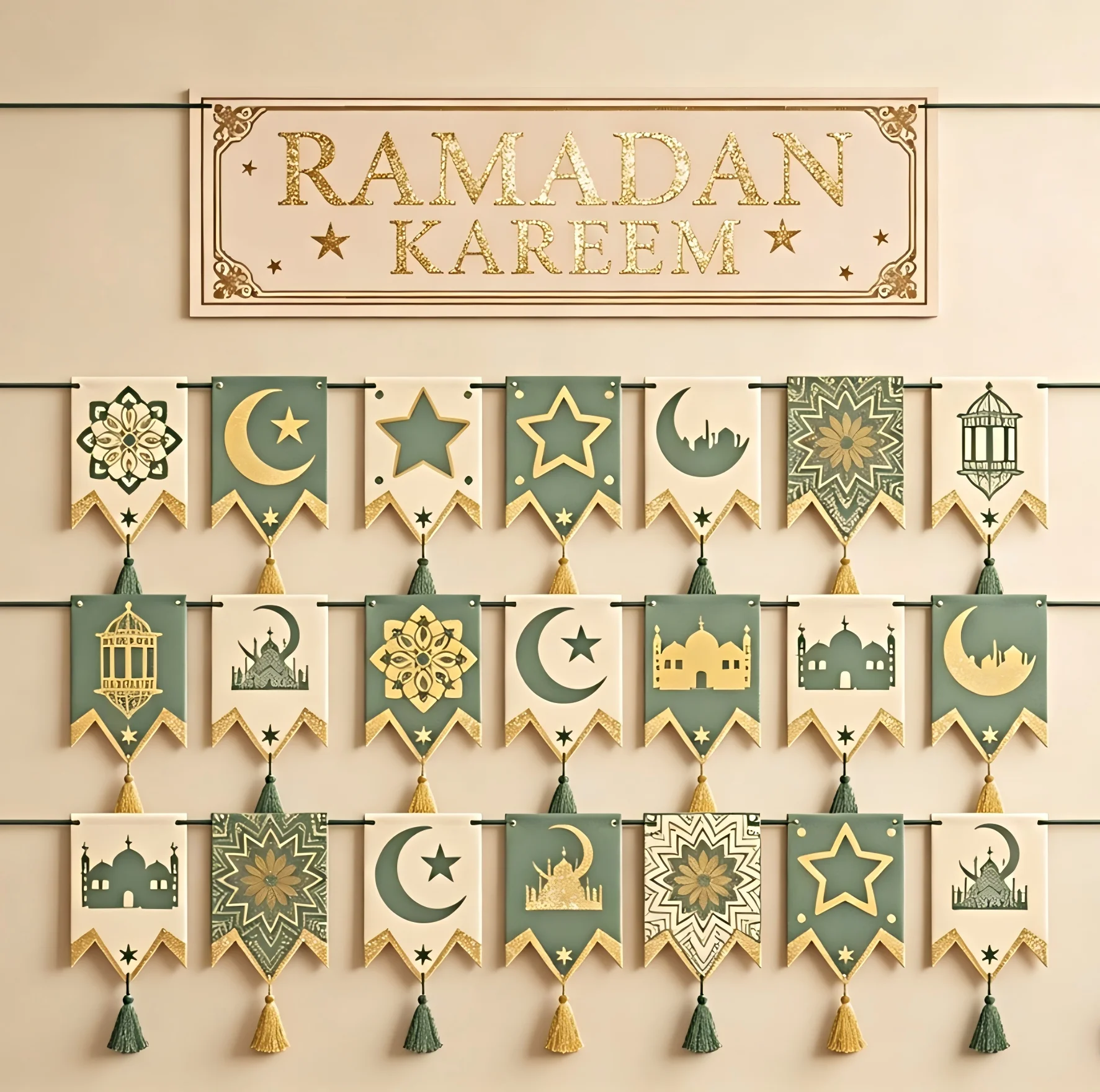 Ramadan Decoration Set — contents