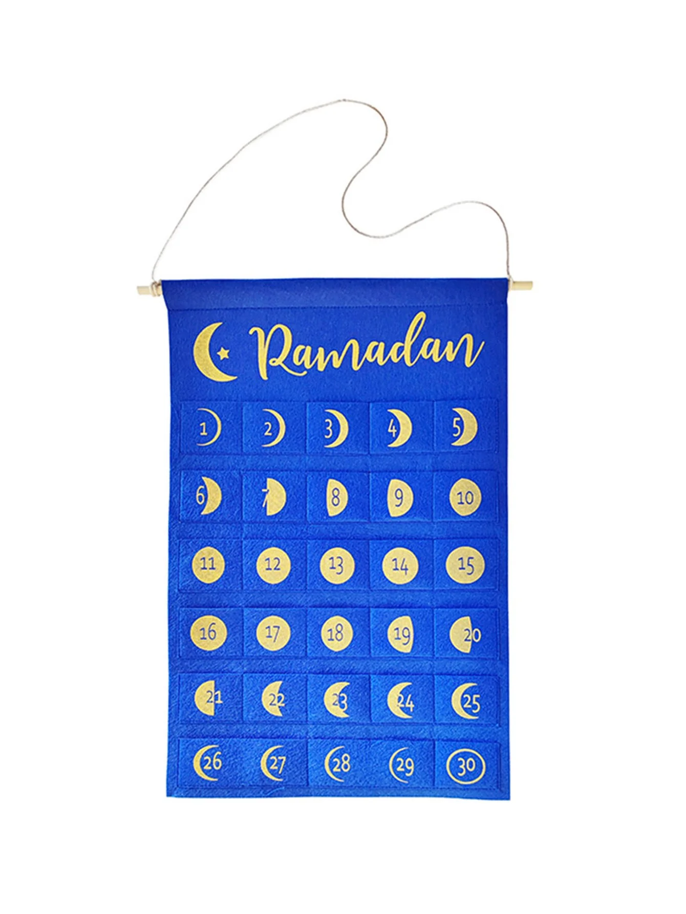 - RAMADAN Calendar blue EID calendar-blue 1pcs — detail