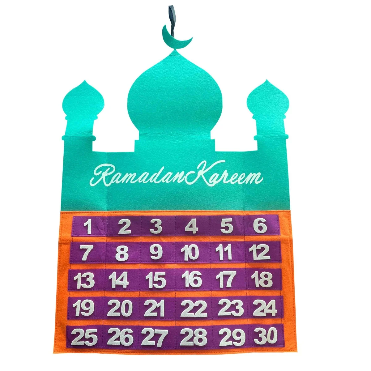 Felt Ramadan Calendar
Temple Dome — front view