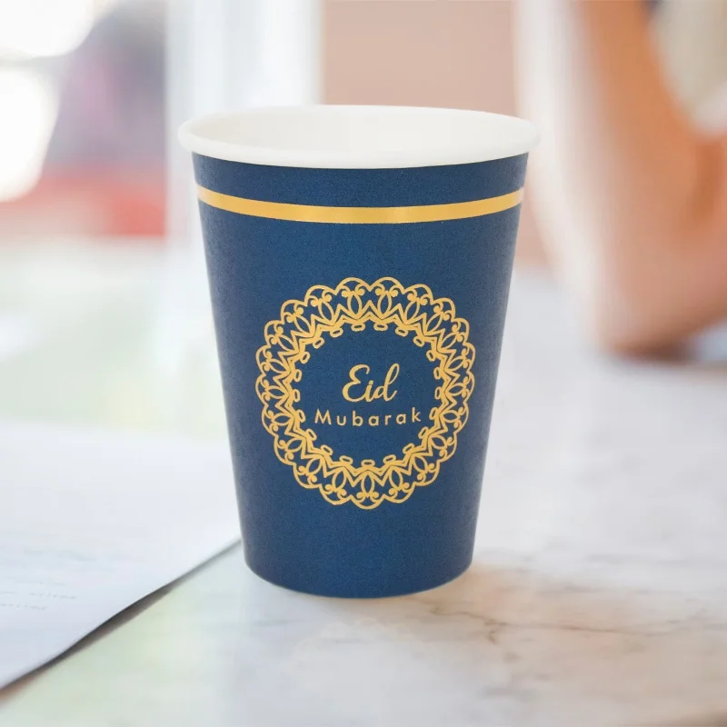 Eid Mubarak cups 8pcs