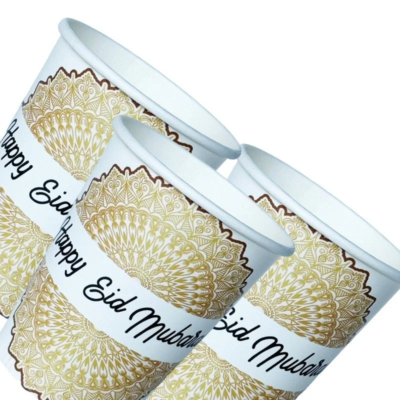 9 EID Mubarak Cups 12pcs — detail
