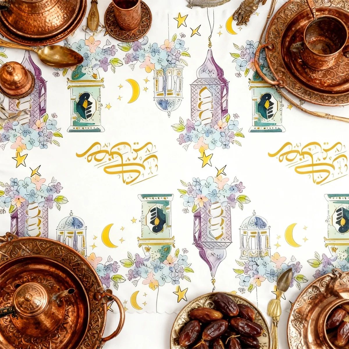 Ramadan Kareem Tablecloth 1pcs — size reference