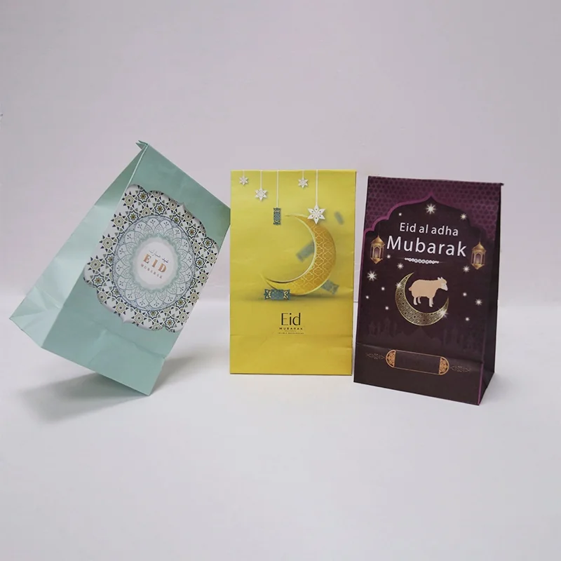 Eid Giveaway Dessert Paper Bag 6ct — front view