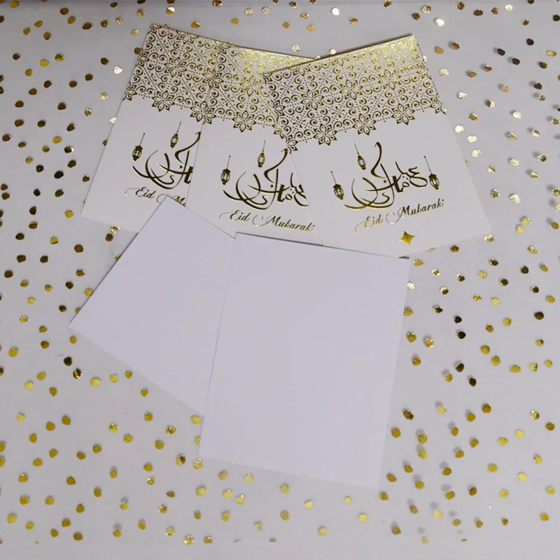 Eid Gift Card with Envelopes 6ct — size reference