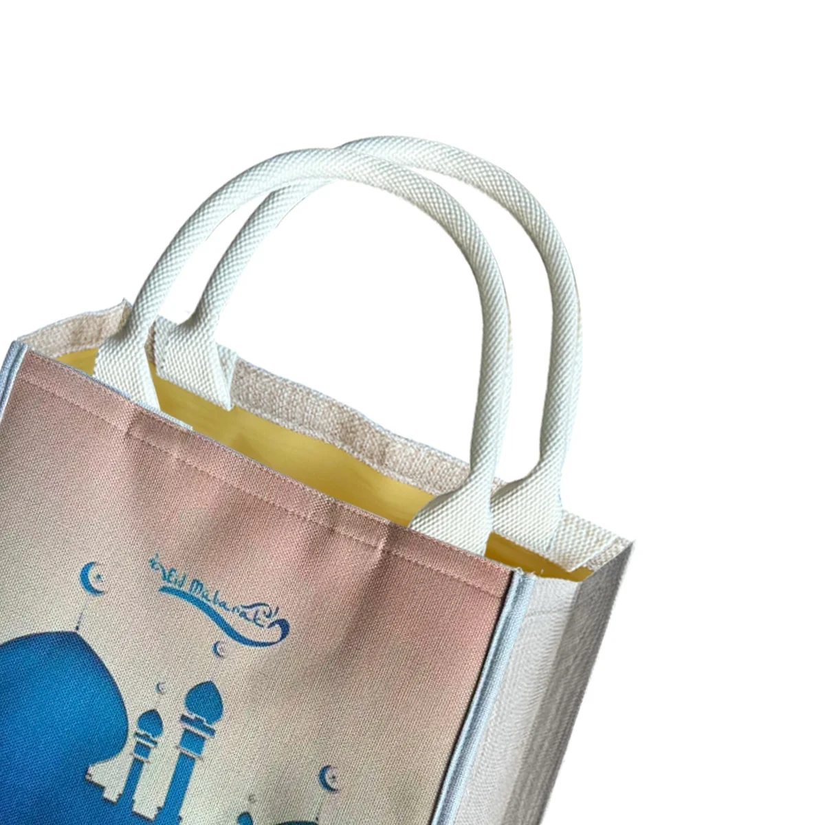 EID Mubarak Tote Bag 1pcs — angle view