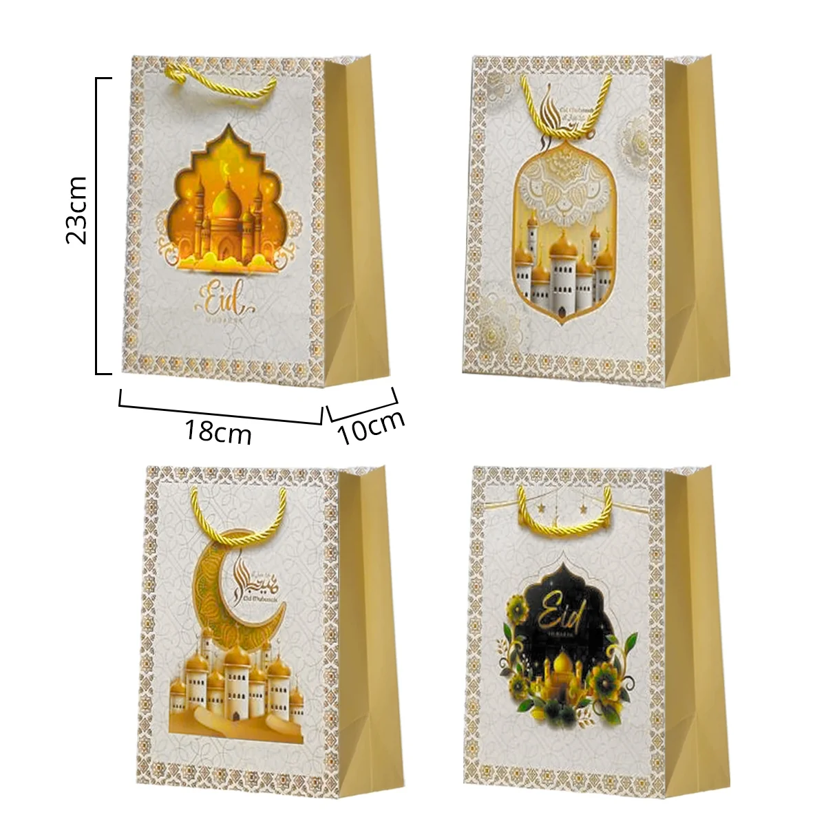 Ramadan / Eid Mubarak Gift Bags 1pcs — angle view