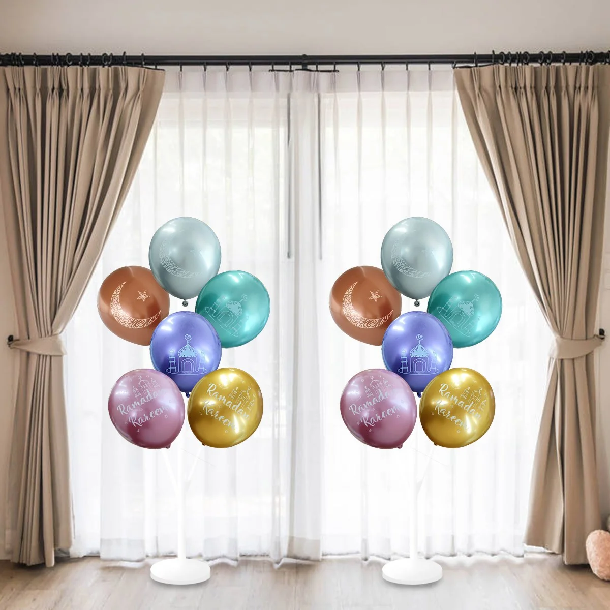 Ramadan Printed Chrome Balloon 12ct — packaging