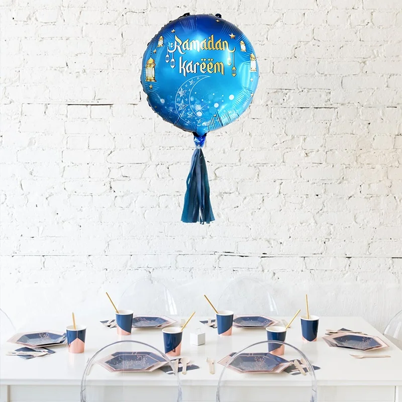 Ramadan 18inch Round Foil Balloon 1ct — front view