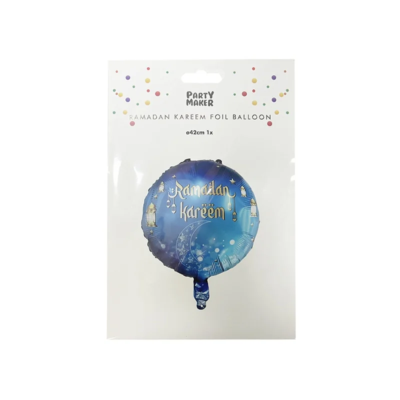 Ramadan 18inch Round Foil Balloon 1ct — size reference