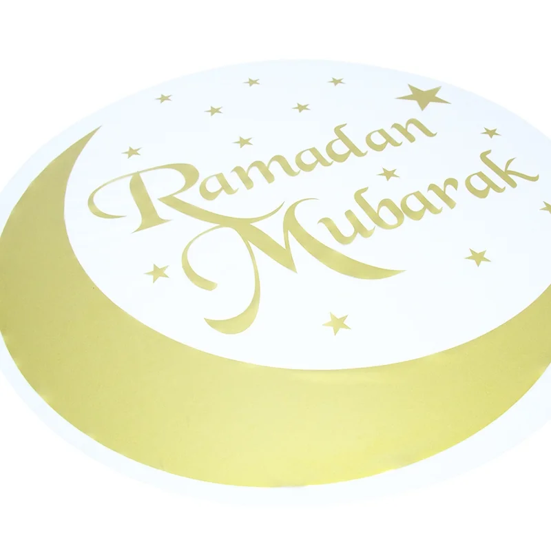 Ramadan Transparent Window Sticker 60cm — detail