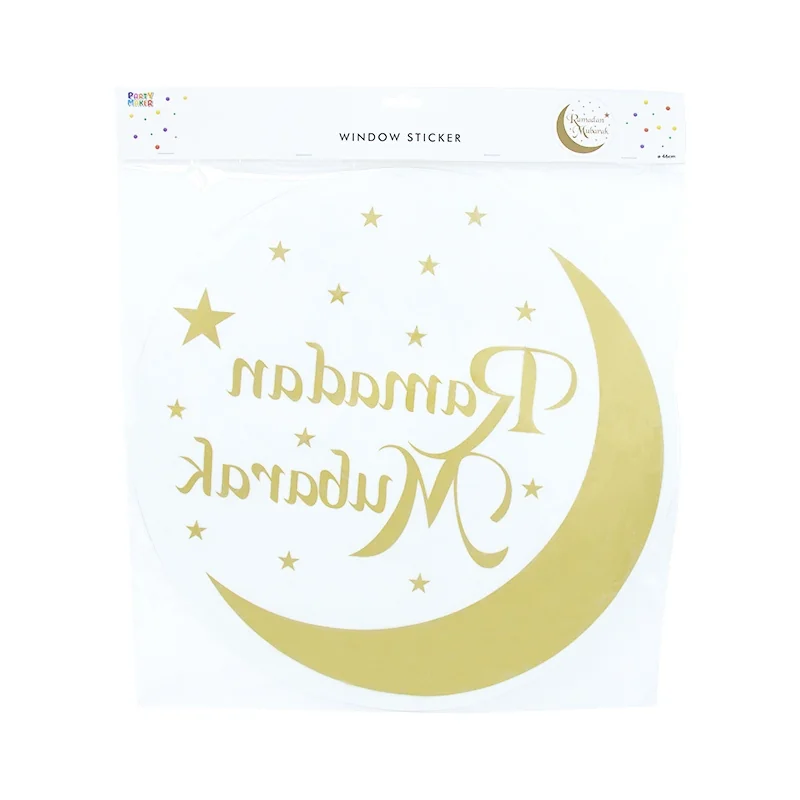 Ramadan Transparent Window Sticker 60cm — packaging