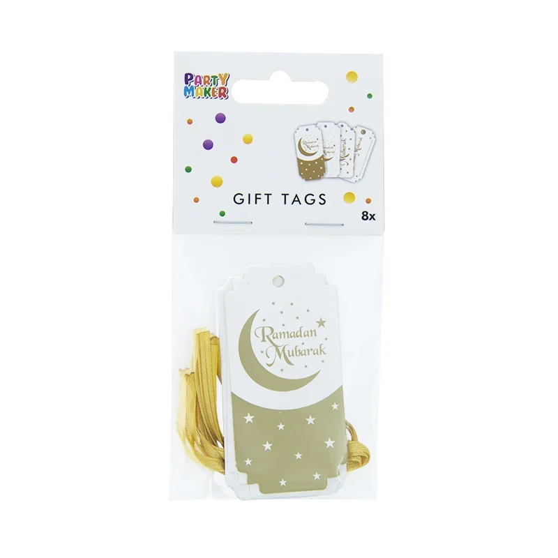 Ramadan Gift Tag includes Ribbon 8ct — detail