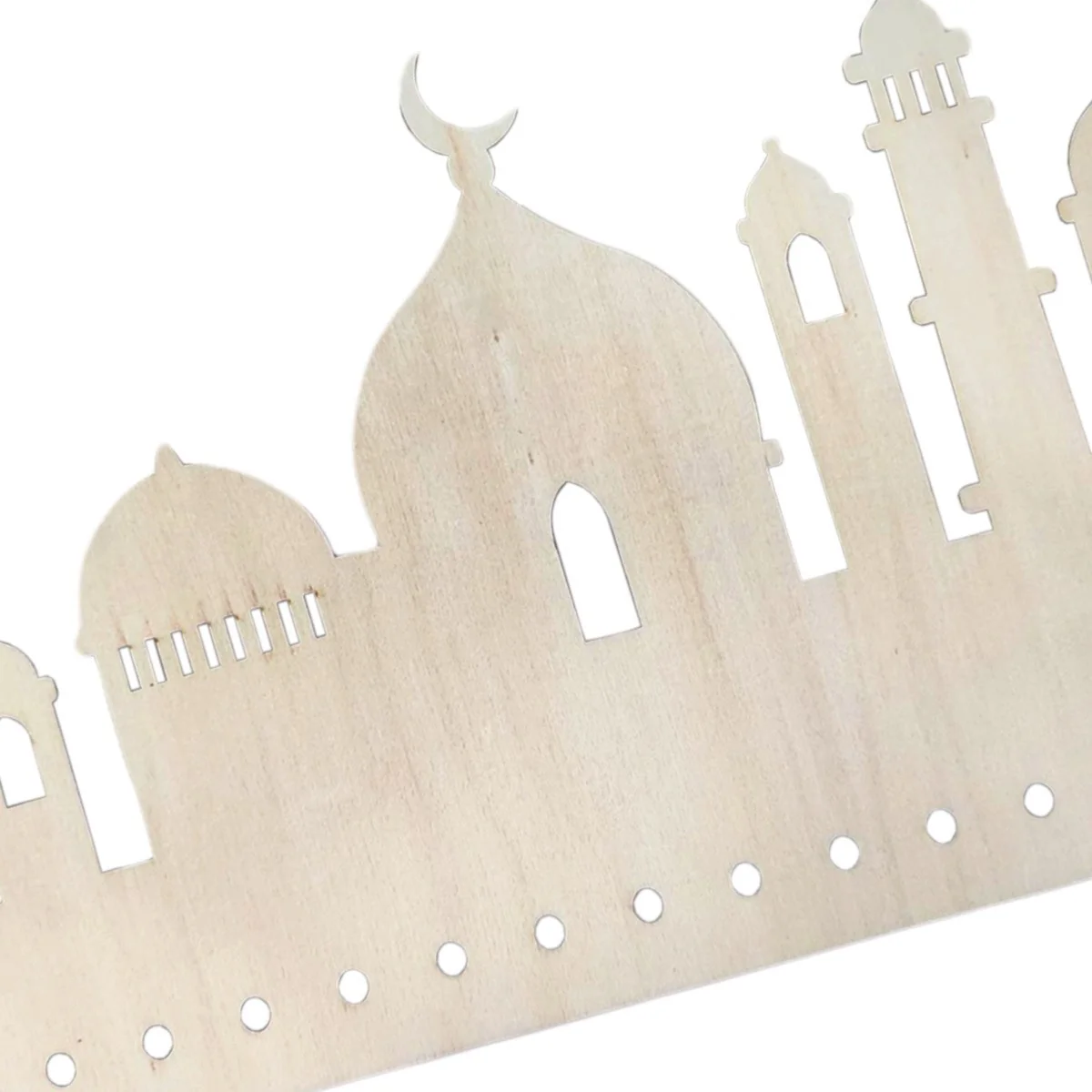 Ramadan Wooden Hanging Decoration 1pcs — angle view