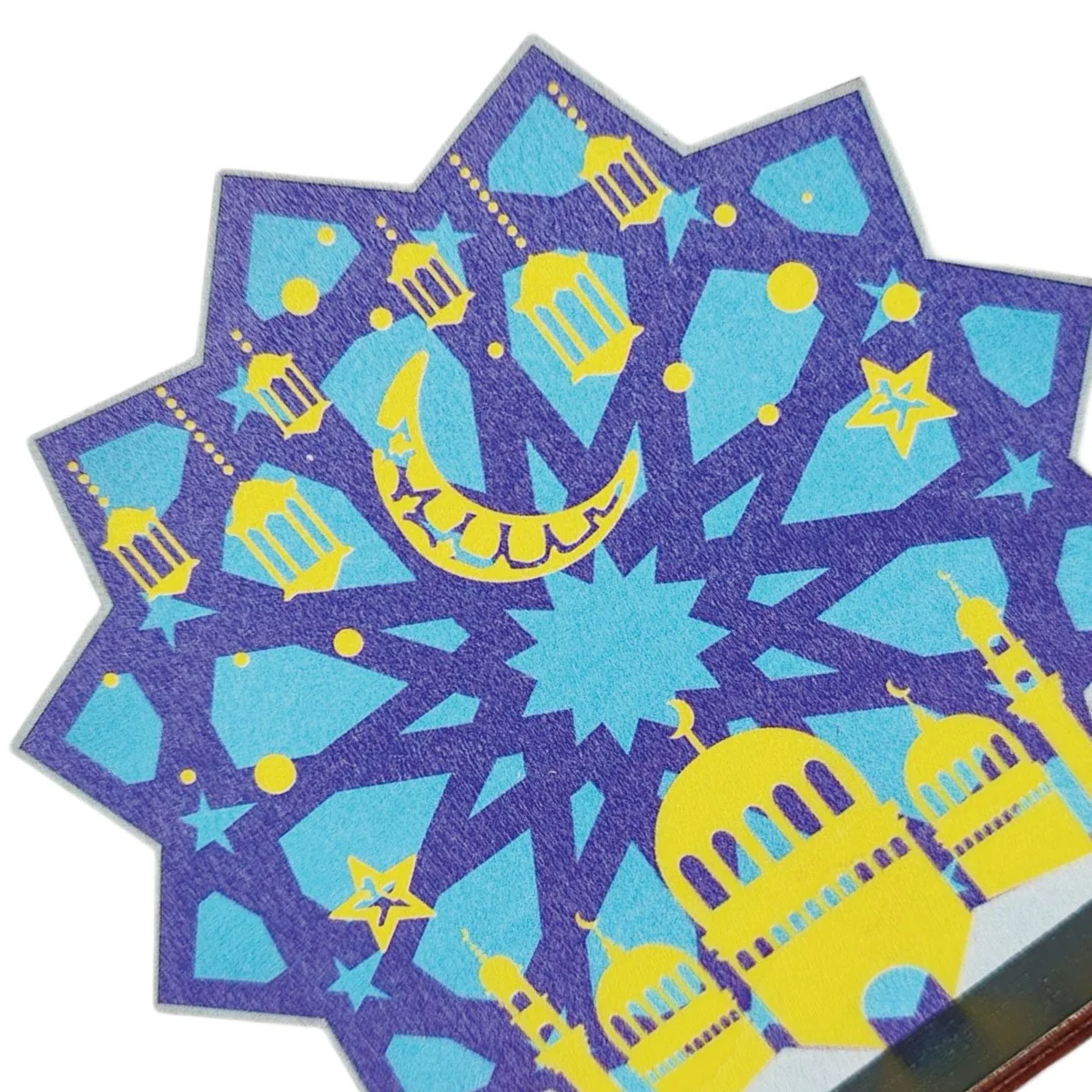 EID Wooden Decoration 1pcs — angle view