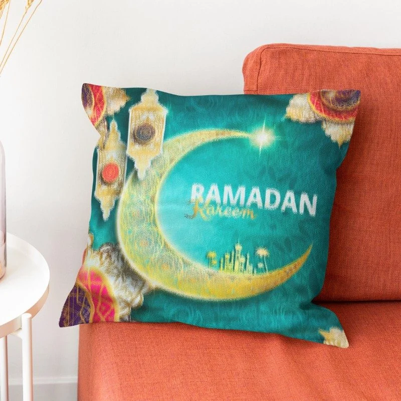 EID & Ramadan Gift Stickers - Blue Version — front view