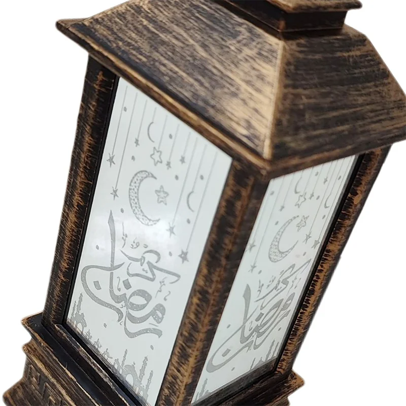 Ramadan Lantern Ornament Bronze Color — size reference