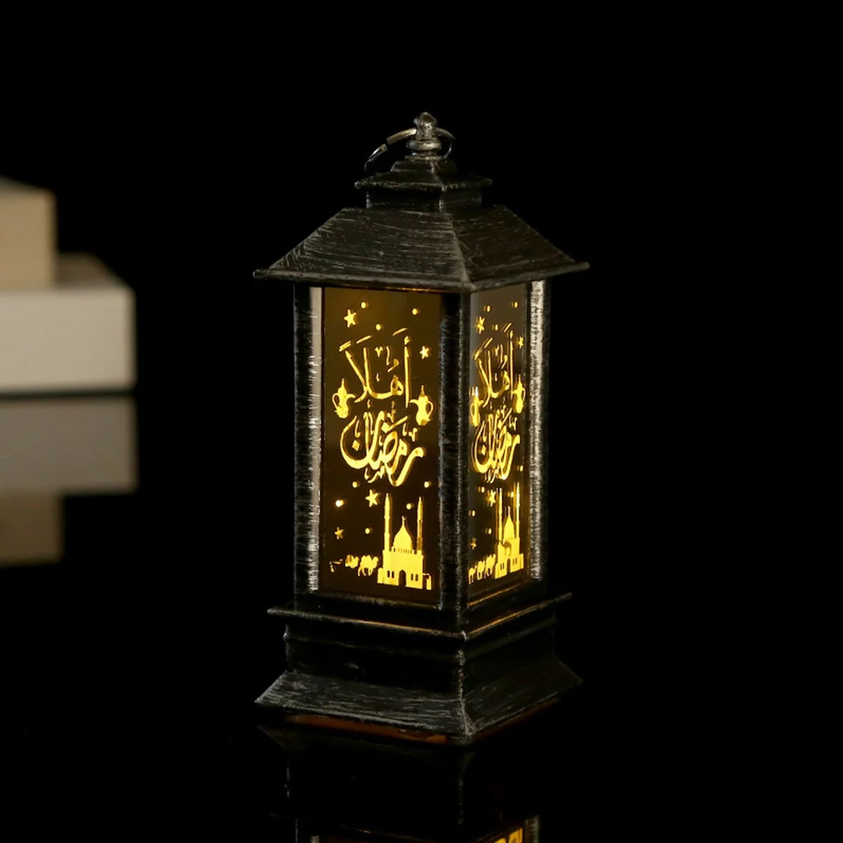 Ramadan Lantern Ornament Silver Color