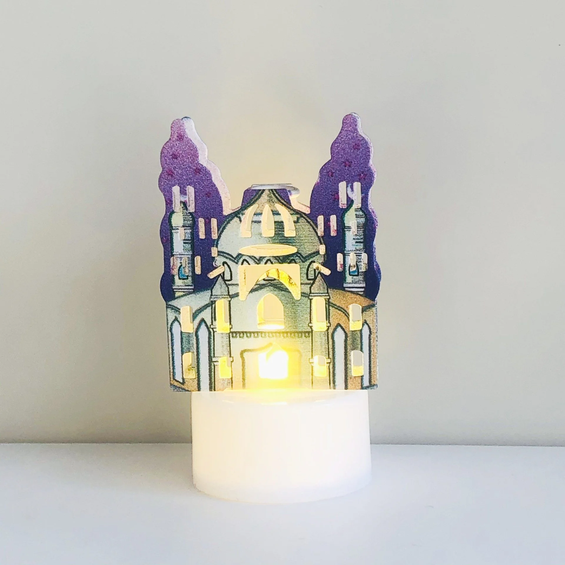 Ramadan LED Candle — front view