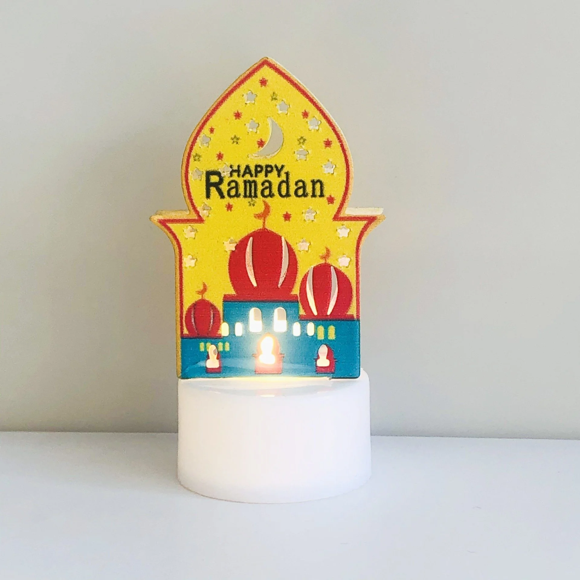Ramadan LED Candle — front view