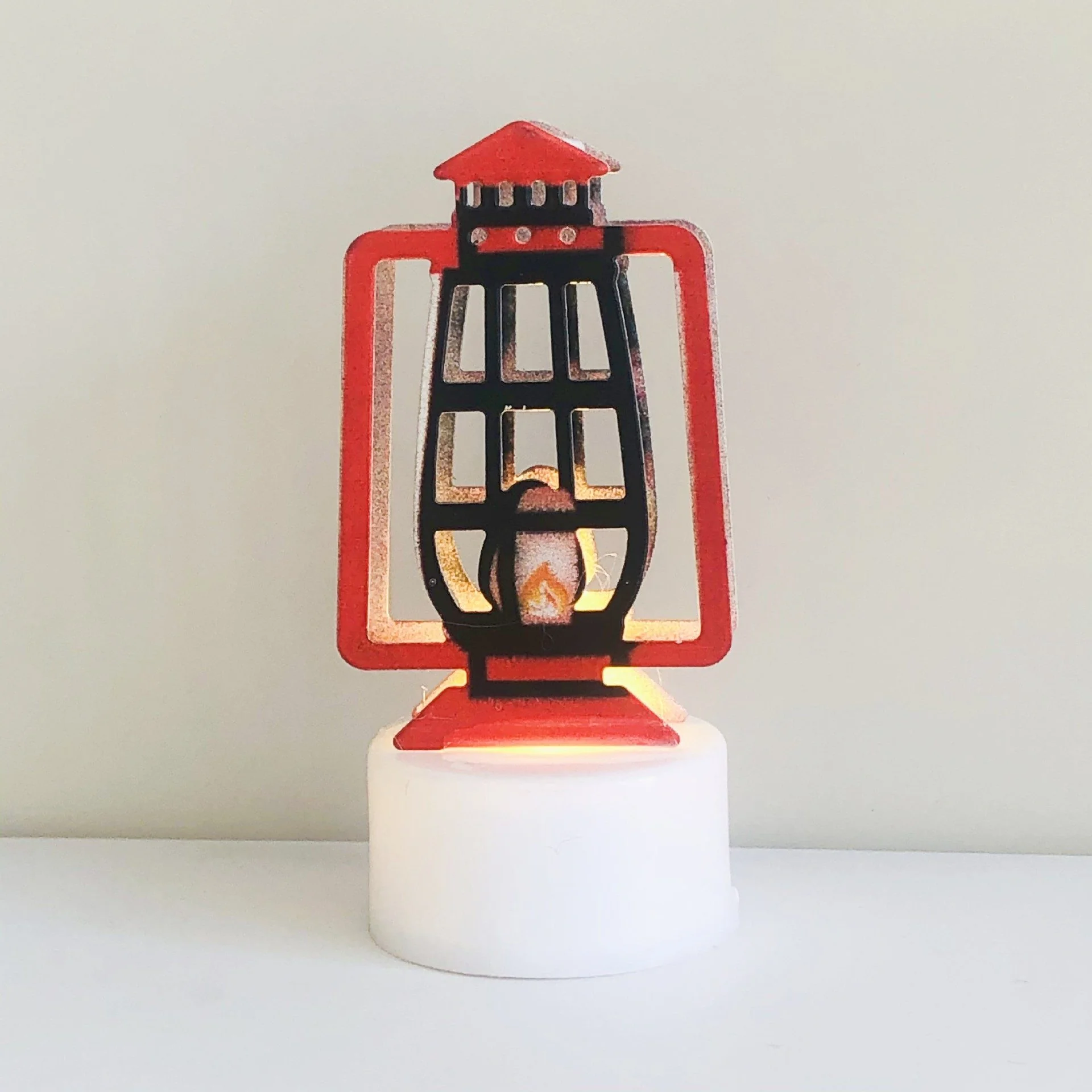 Ramadan LED Candle — front view