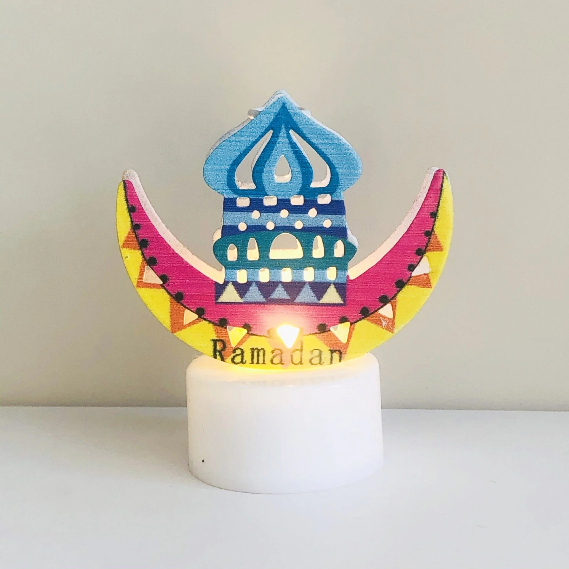 Ramadan LED Candle — front view