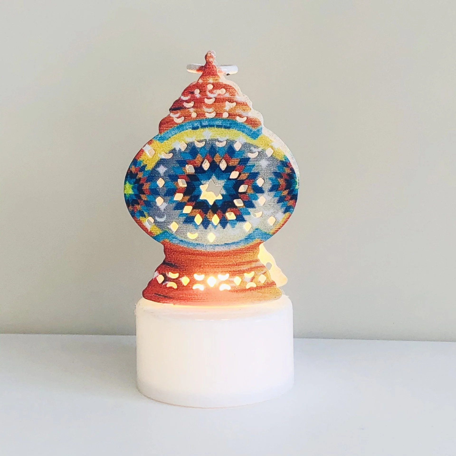 Ramadan LED Candle — front view