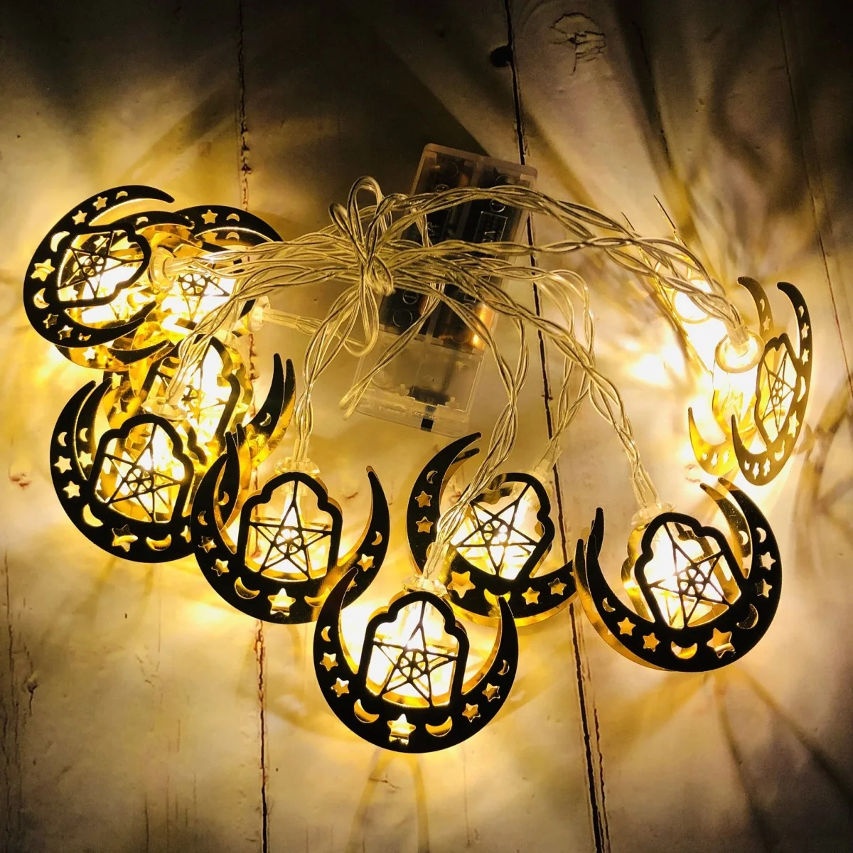 Ramadan Led Garland with Battery Case — front view