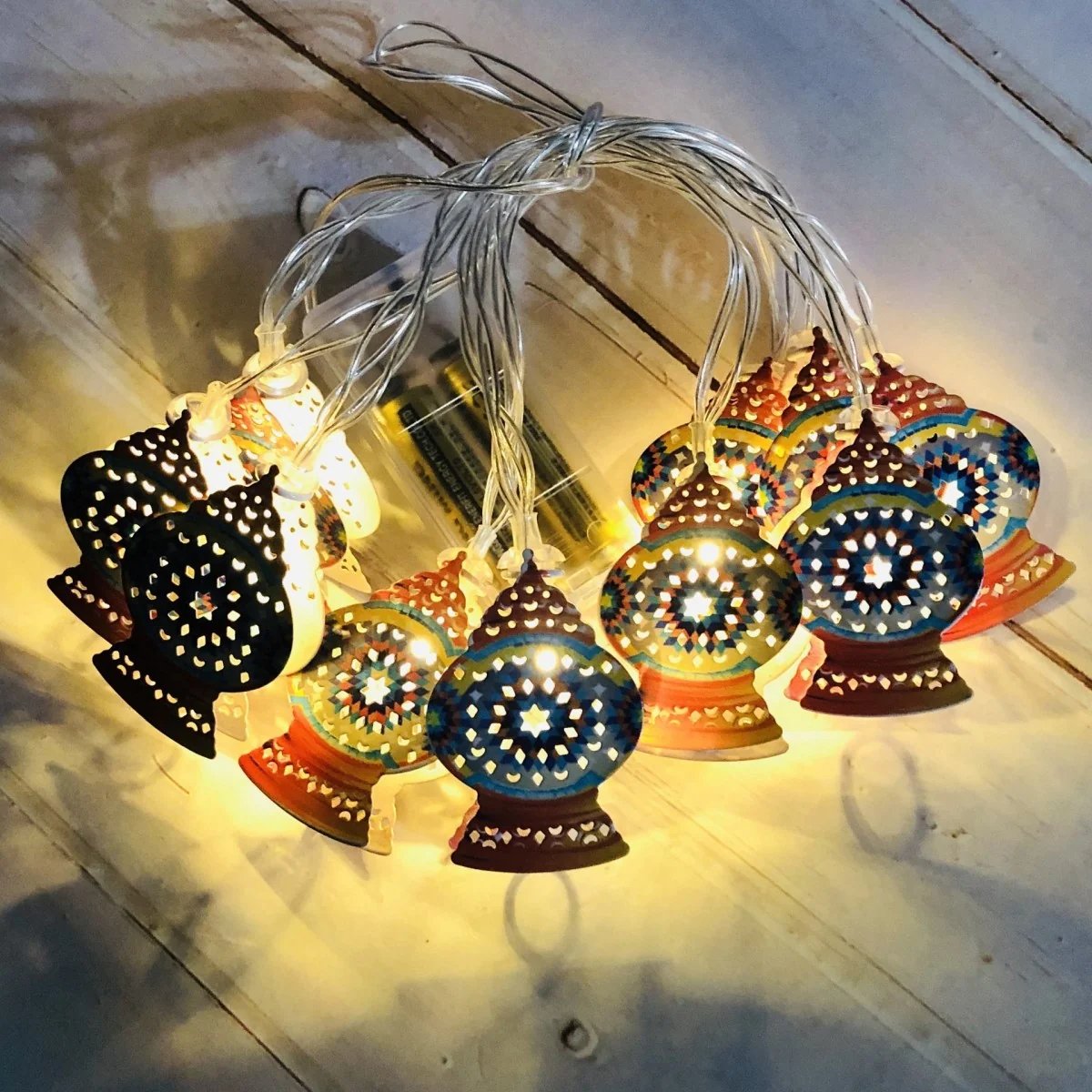 Ramadan Led Garland with Battery Case — front view