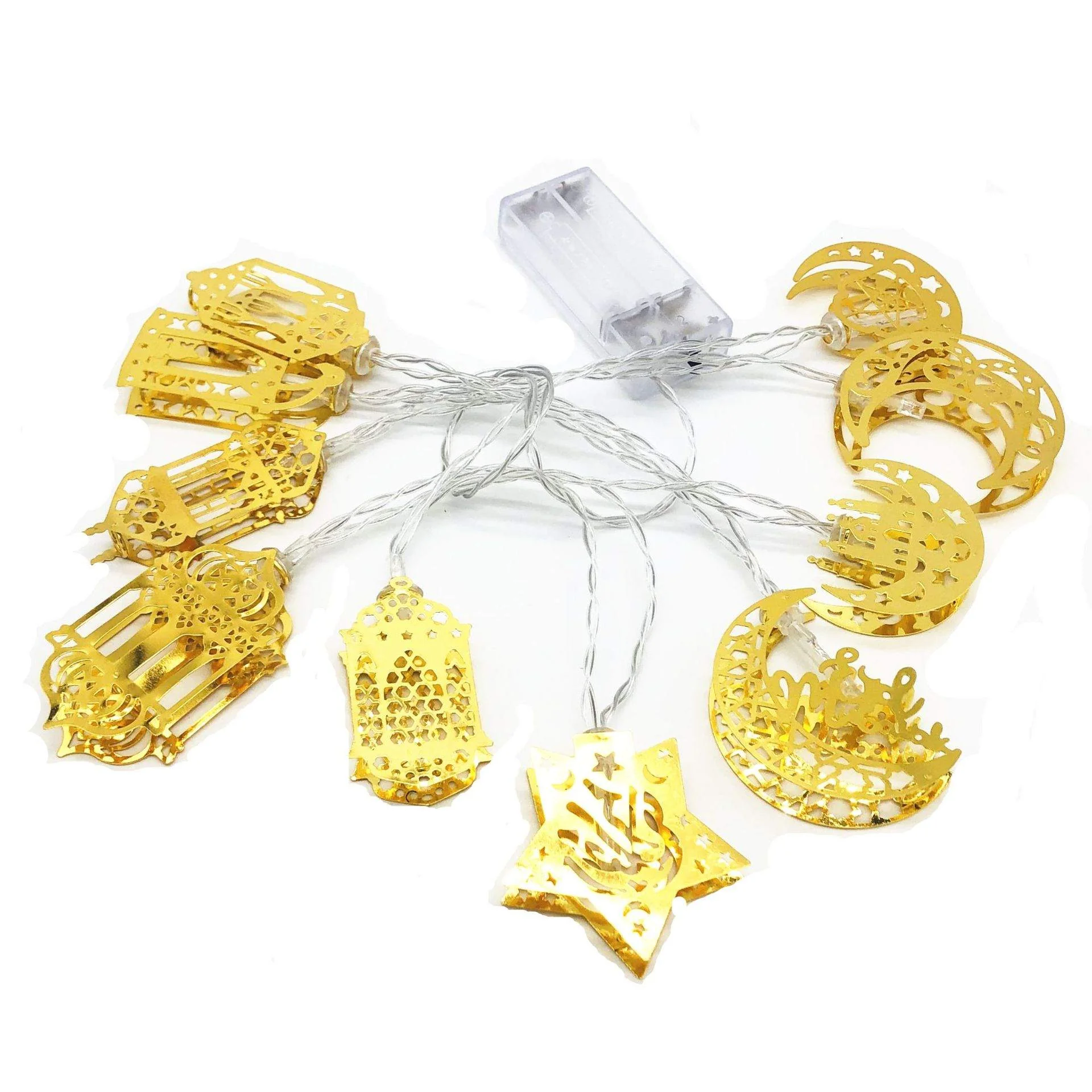 Ramadan Led Garland with Battery Case — front view