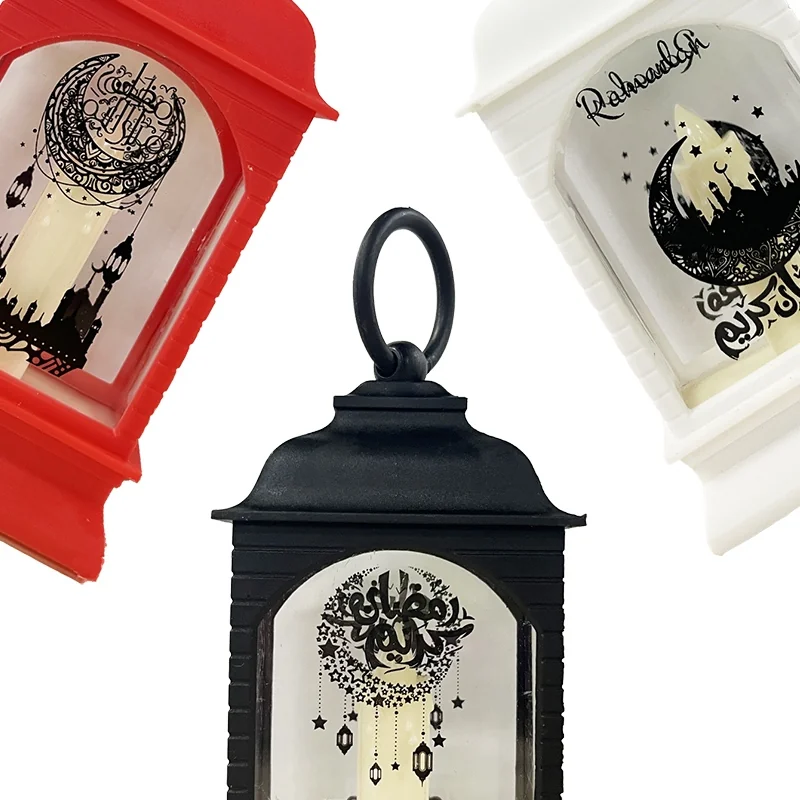 Ramadan Faux Candle Lantern mix 3 colors 12ct — contents