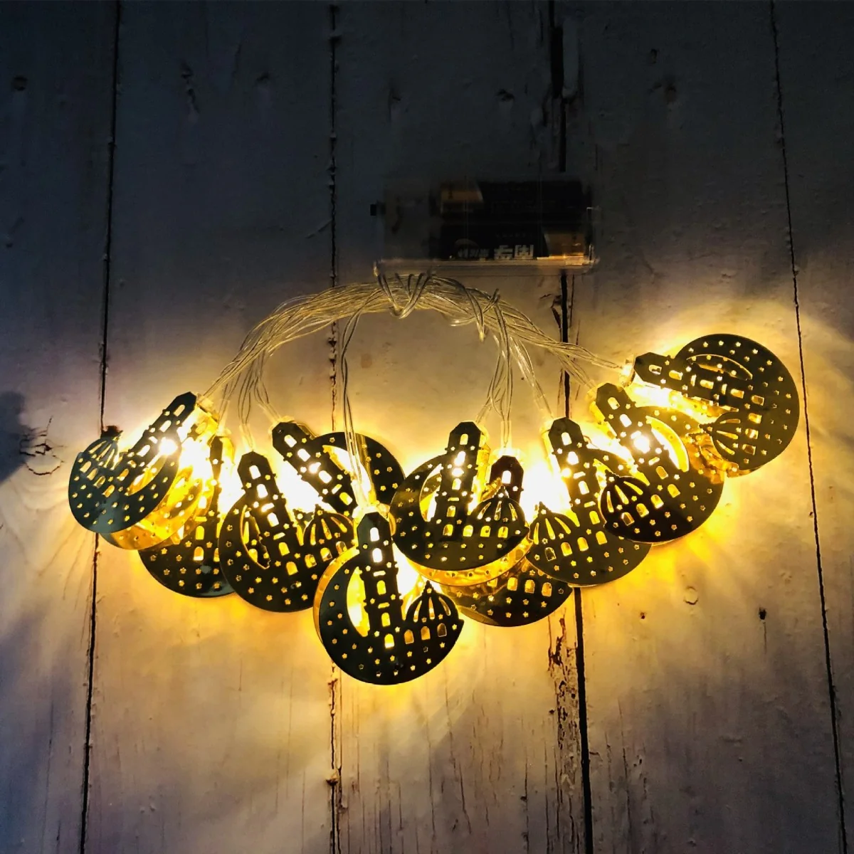 Ramadan Led Garland with Battery Case — front view