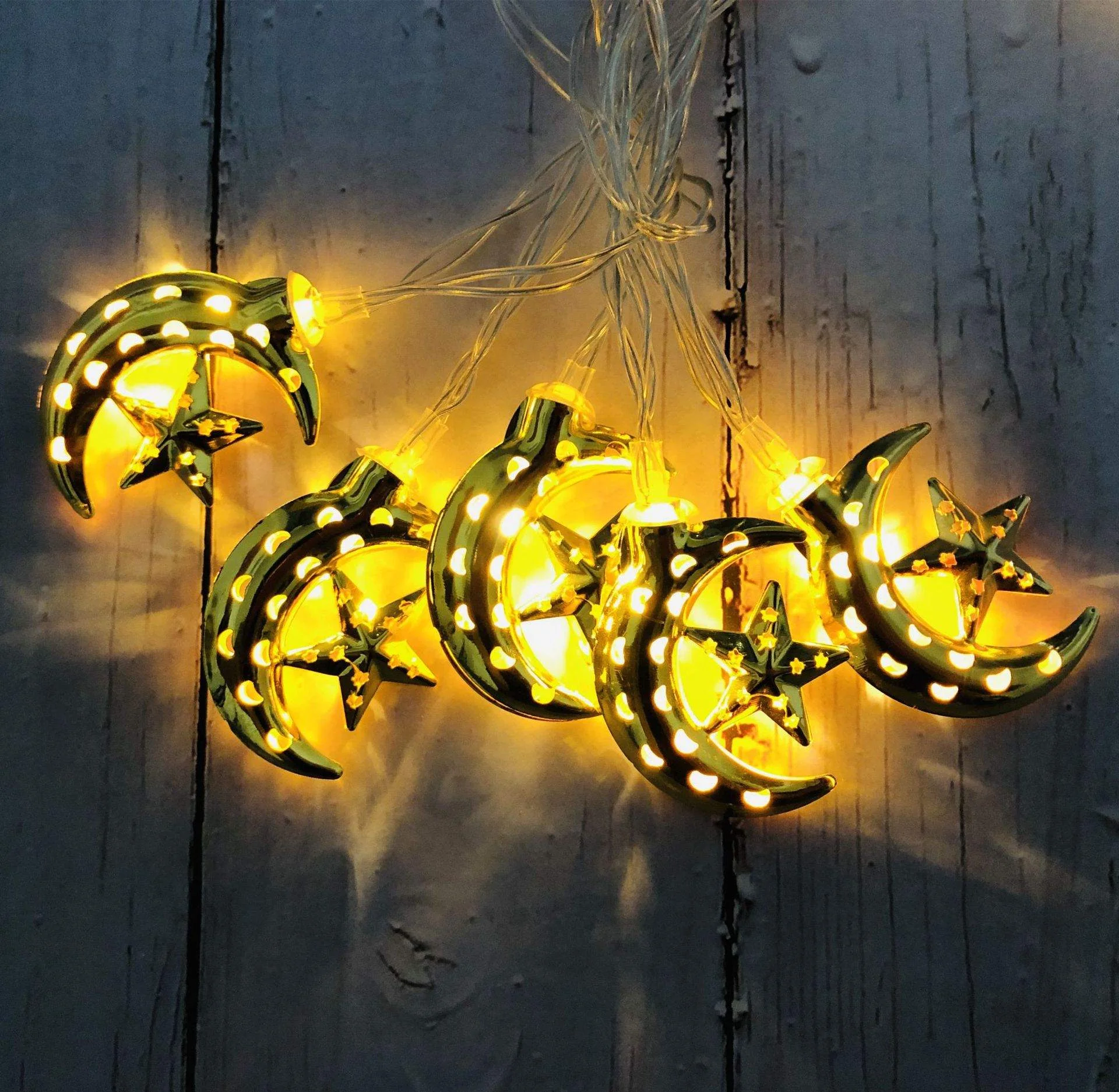 Ramadan Led Garland with Battery Case — front view