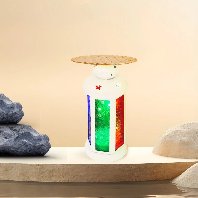 Ramadan LED Lantern with Snack Plate - L 72pcs