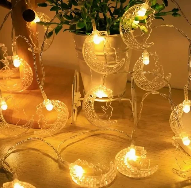 Ramadan Led Garland with Battery Case — front view