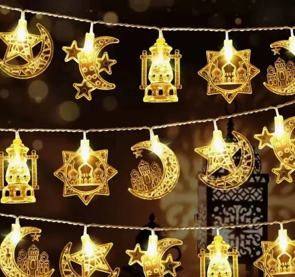 Ramadan Led Garland with Battery Case — front view