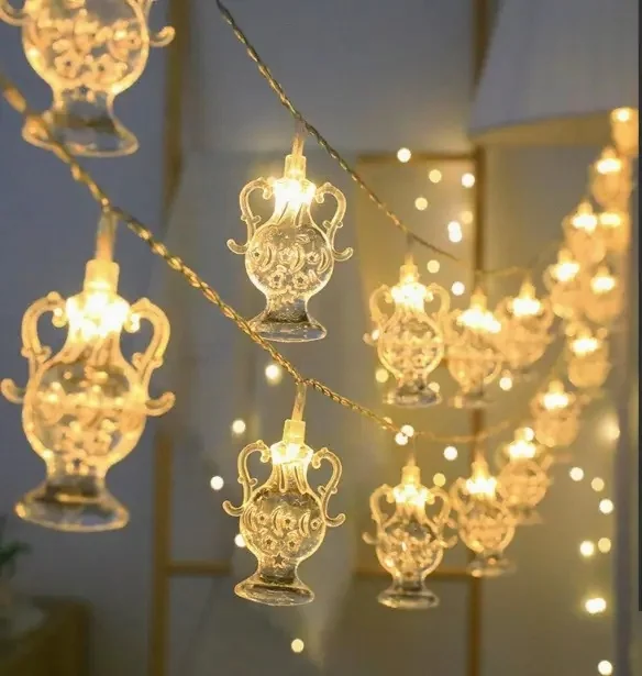 Ramadan Garland with Battery Case — front view