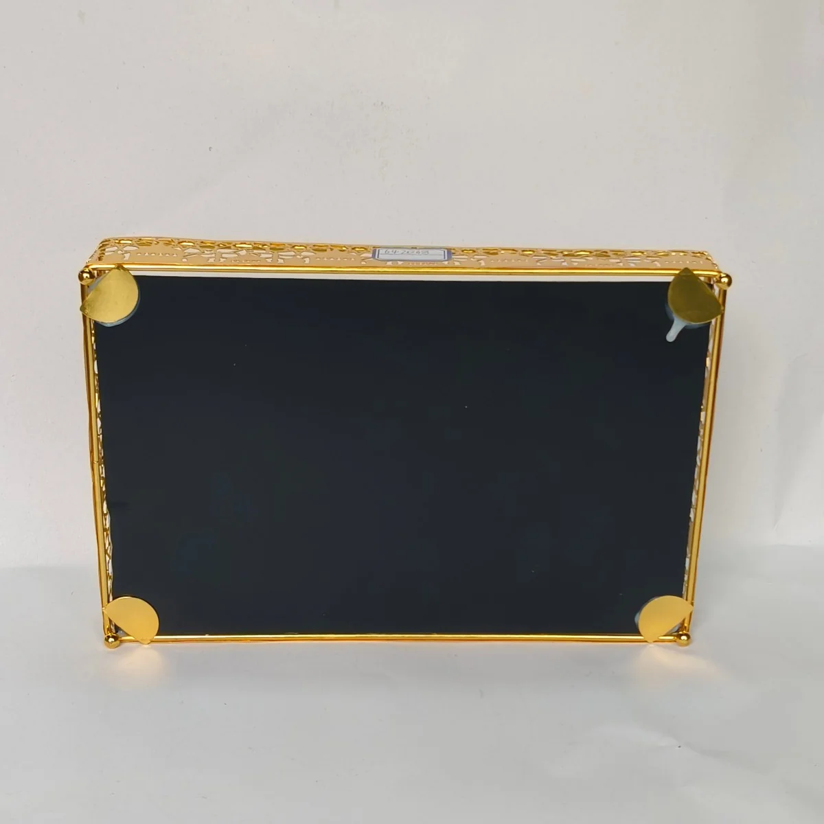 EID Golden Mirror Rectangle Serving Tray 48pcs — packaging