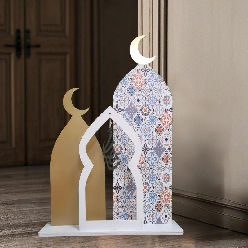 EID Wooden Decoration 1pcs — front view