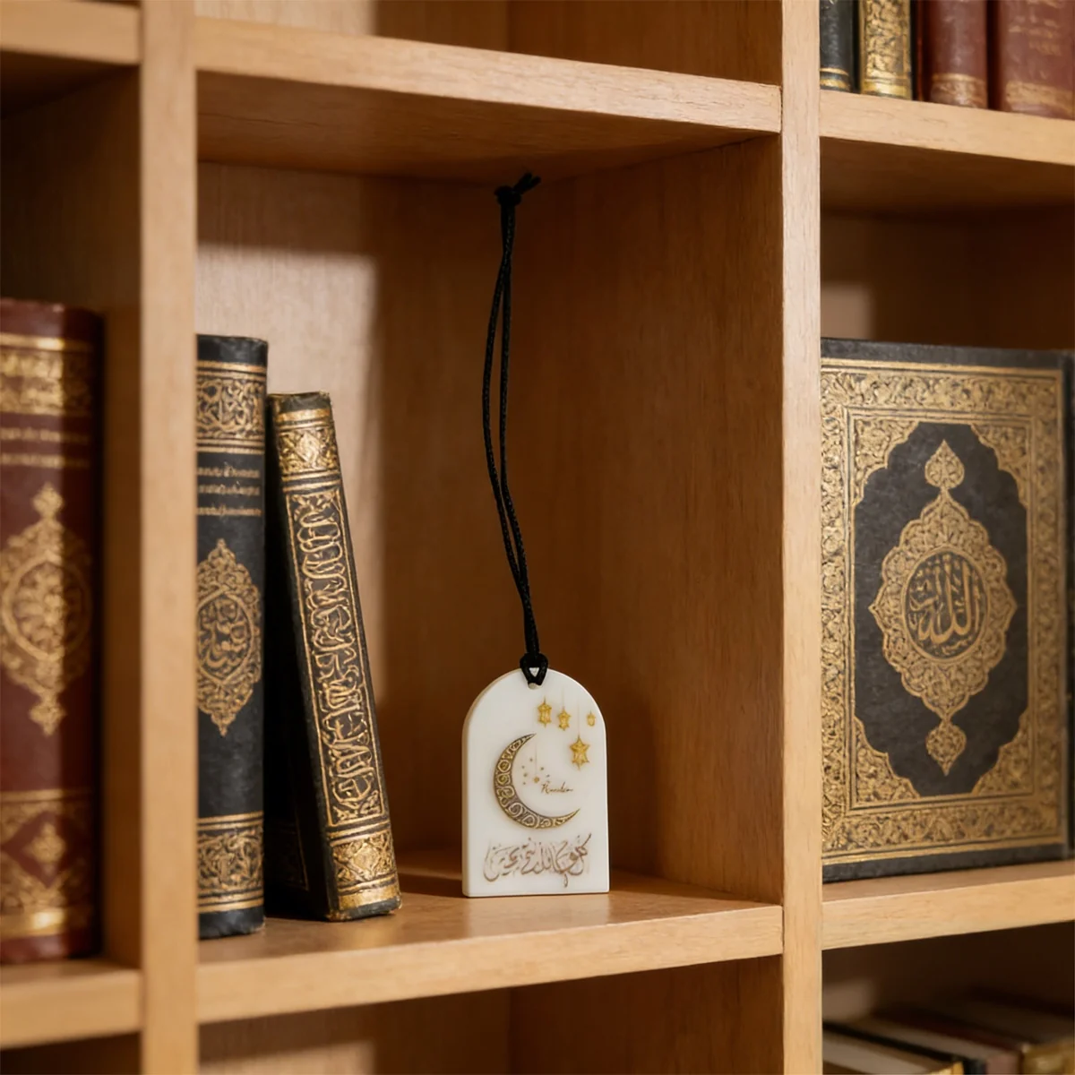 Ramadan Hanging Decoration white hanging sign