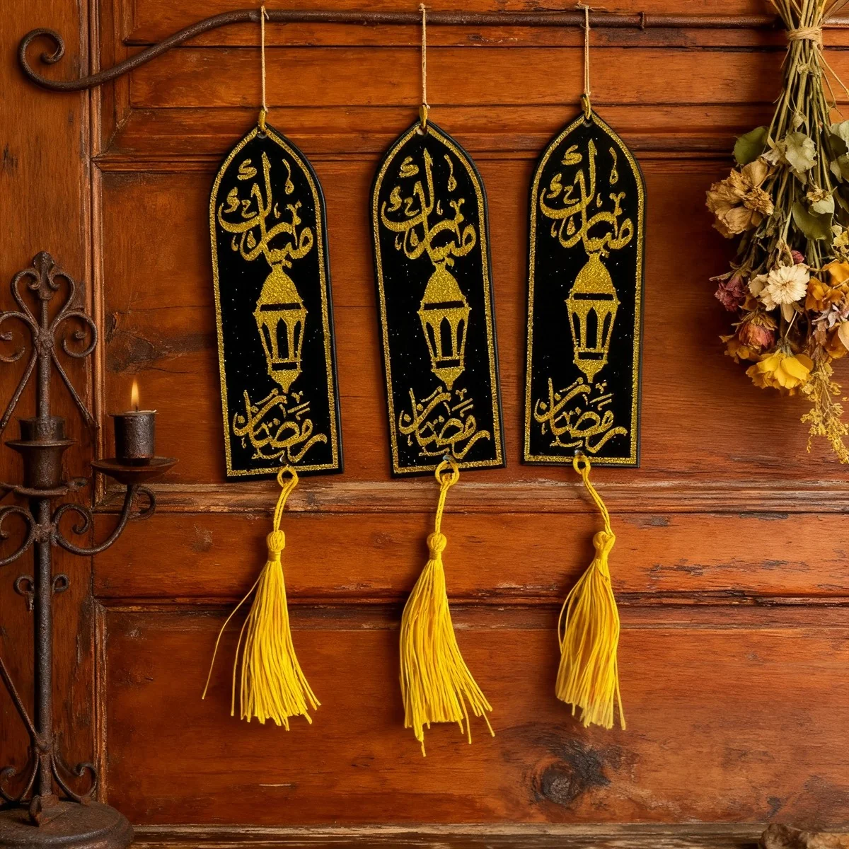 Ramadan Wall Hanging Decor acrylic hanging deco — front view