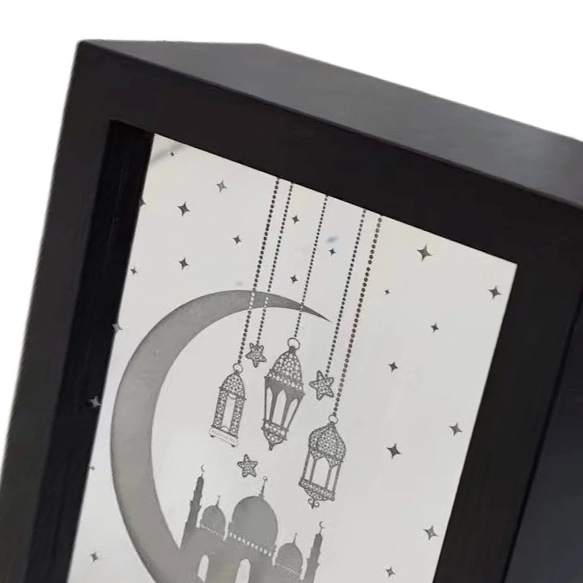Ramadan Light Box Ornament Black — contents
