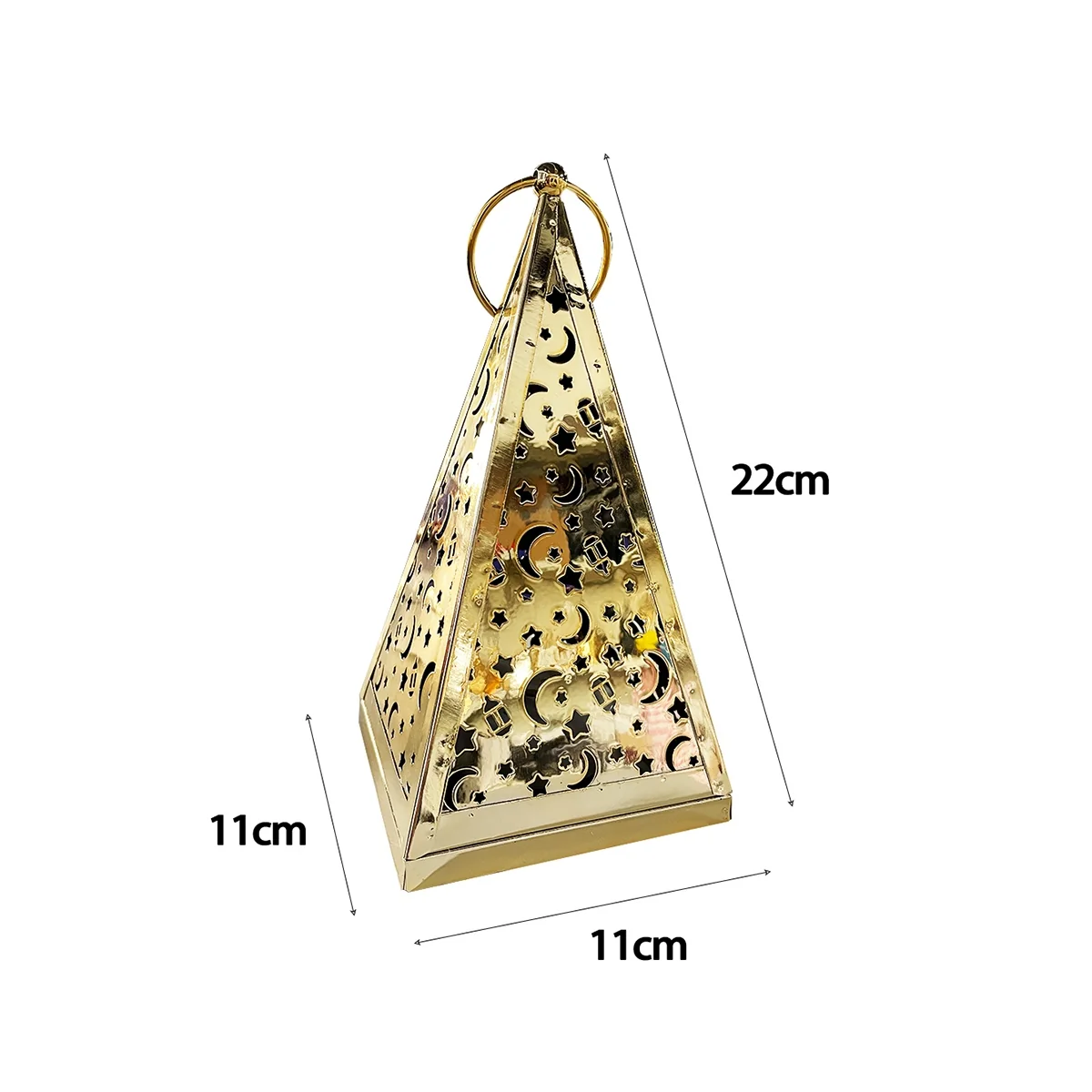 Ramadan Lantern-LED+Song 11*11*22cm 48pcs — packaging