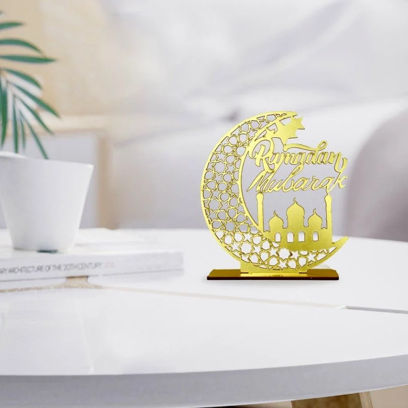 RAMADAN MUBARAK TABLE CENTREPIECE CENTREPIECEC 1pcs — front view