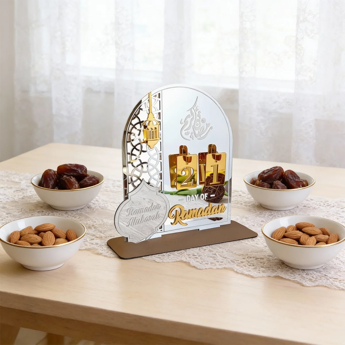 Ramadan Countdown Calendar - White 1pcs — detail