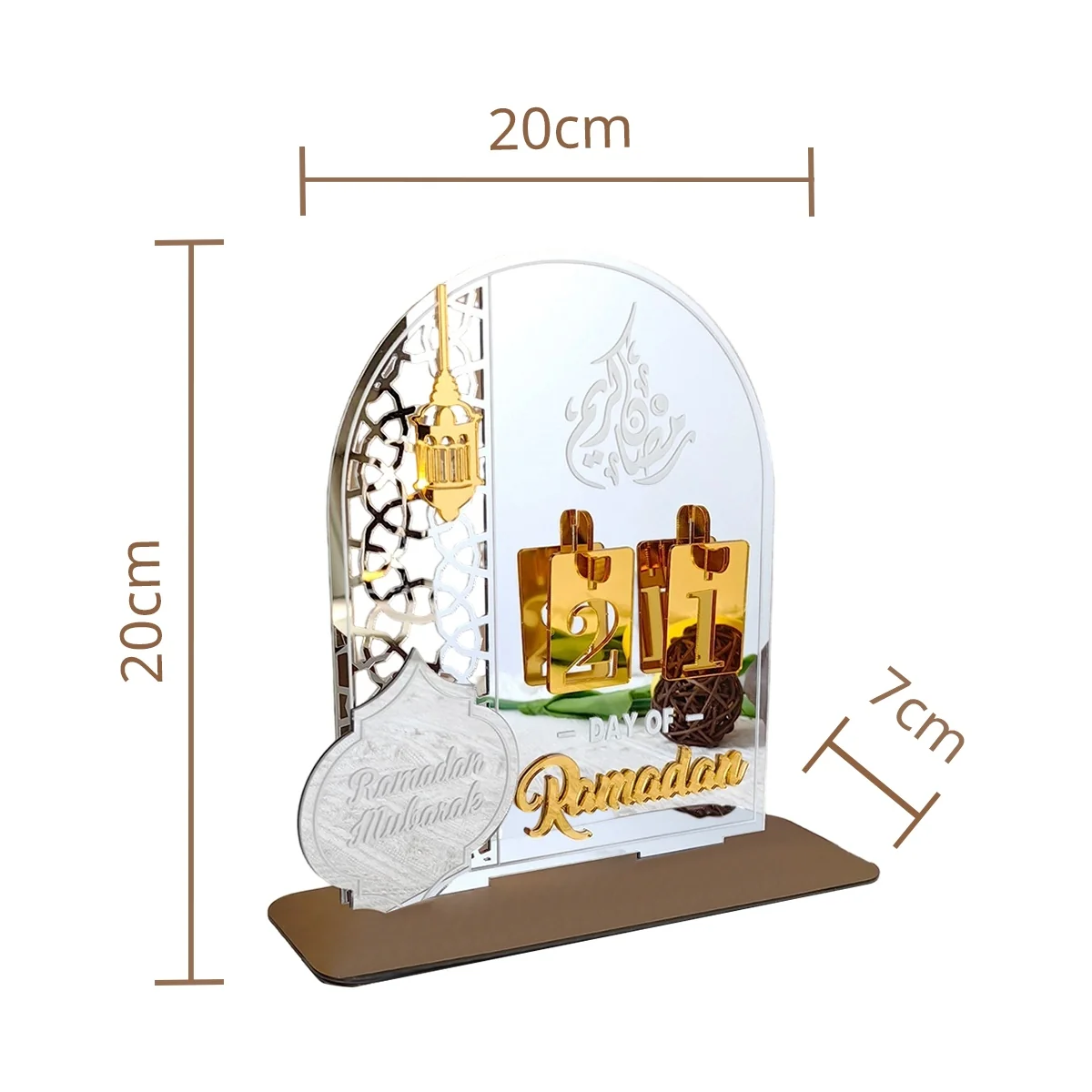 Ramadan Countdown Calendar - White 1pcs — packaging