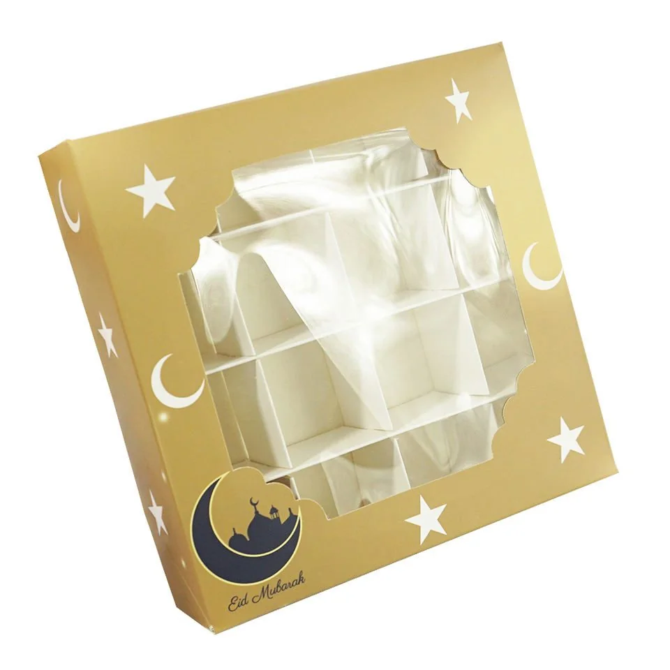 Ramadan 16 Grids Candy Box 2pcs — front view