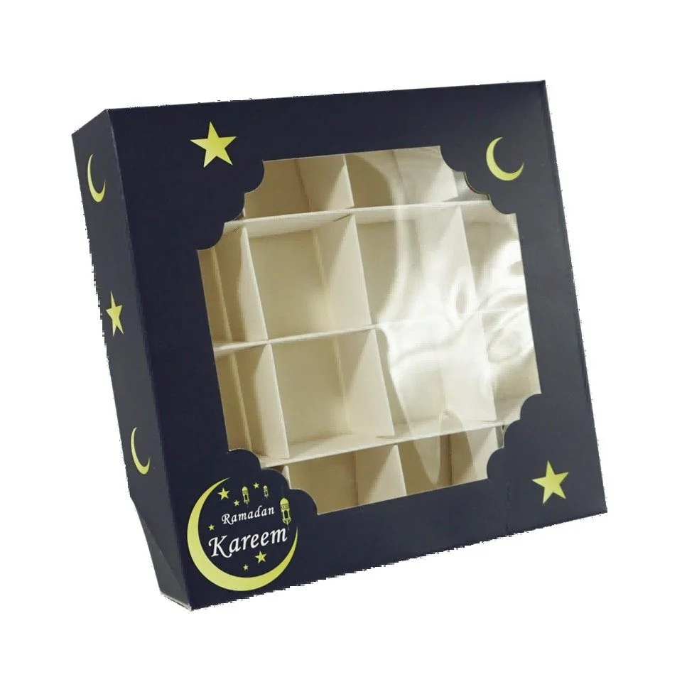 Ramadan 16 Grids Candy Box 2pcs — size reference