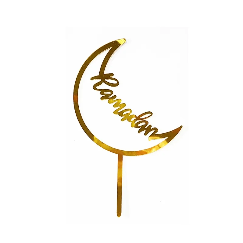 Ramadan Cake Pick
Gold color — front view